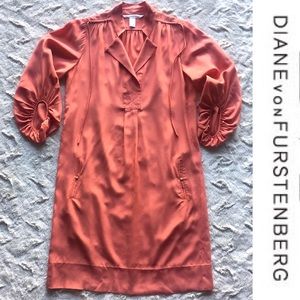 Diane Von Furstenberg Dresses - Diane Von Furstenberg Silk Dress, 4 Diane Von Furstenberg Dresses - Diane Von Furstenberg Silk Dress, 4